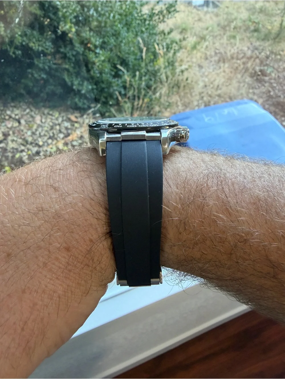 Daytona MOD WATCH Chronograph with Oyster Flex Style Rubber Strap